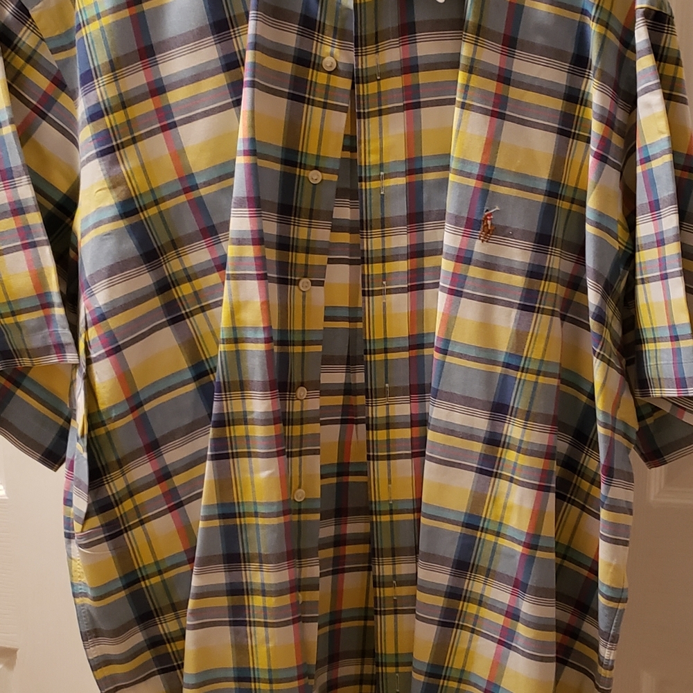 Mens Polo by Ralph Lauren 2xb stripped oxford shirt